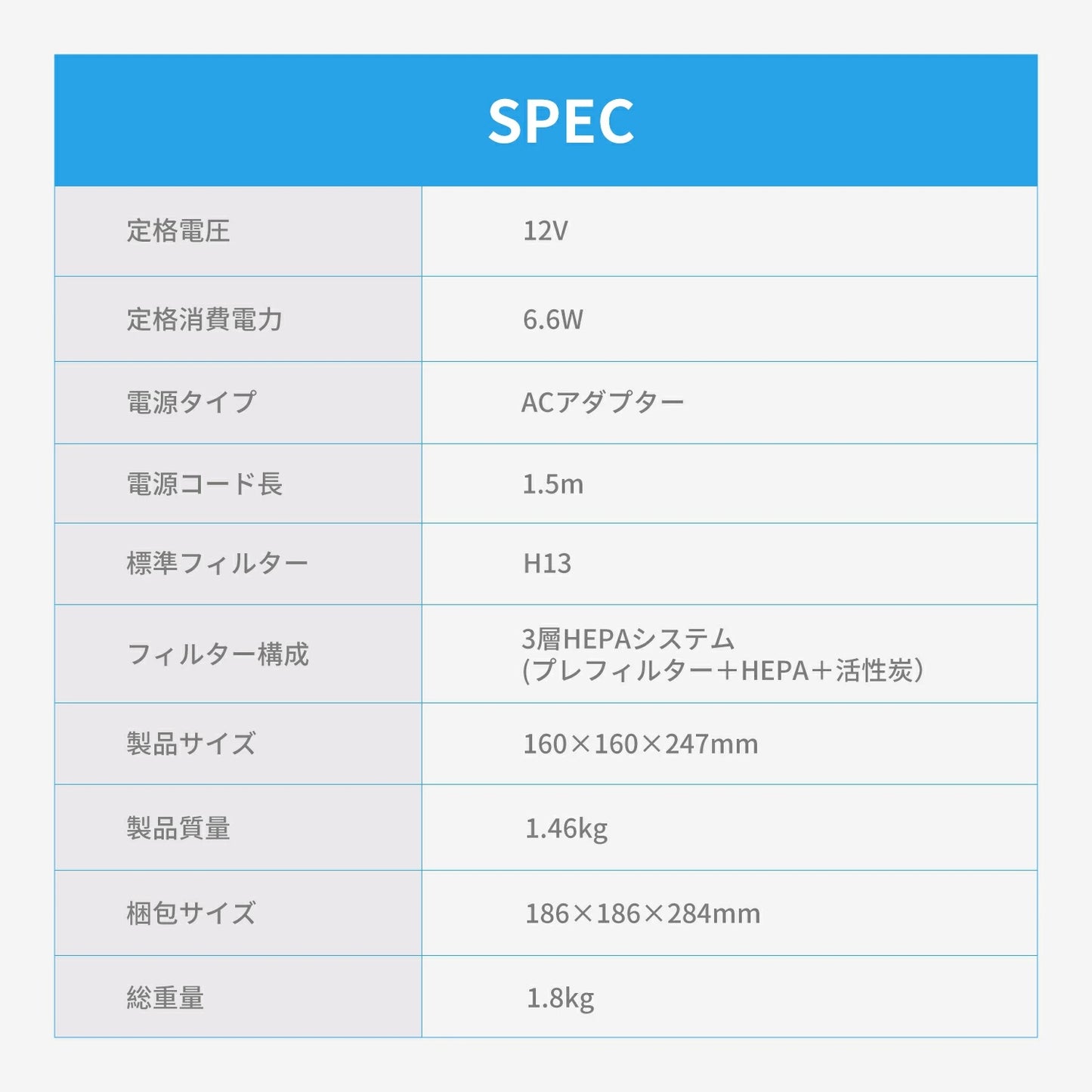 空気清浄機 JH01A